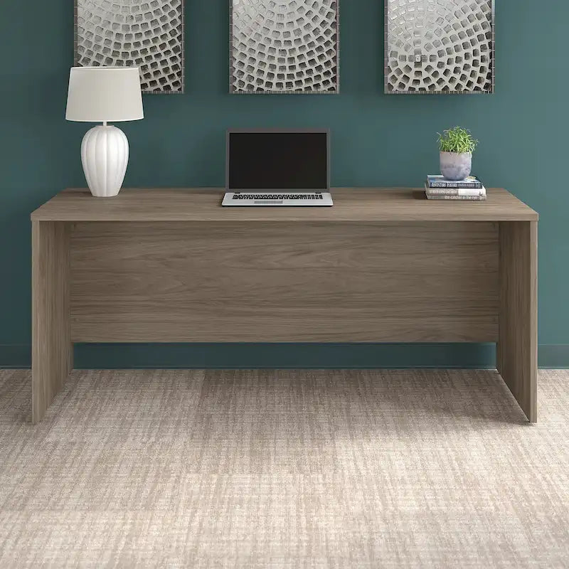 72W x 24D Credenza Desk for Home Office