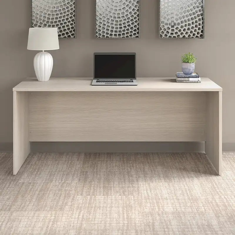 72W x 24D Credenza Desk for Home Office
