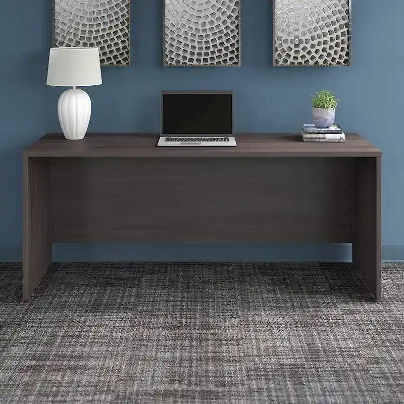 72W x 24D Credenza Desk for Home Office