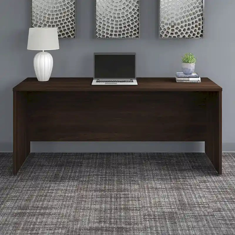 72W x 24D Credenza Desk for Home Office