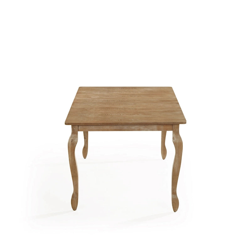 French Country Expandable Dining Table with Butterfly Leaf & Cabriole Legs
