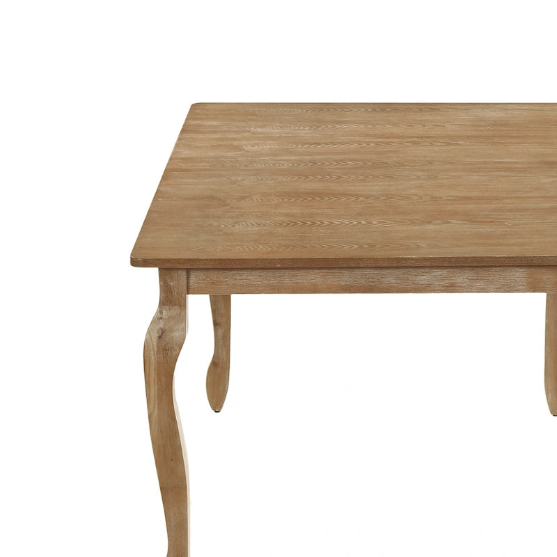 French Country Expandable Dining Table with Butterfly Leaf & Cabriole Legs