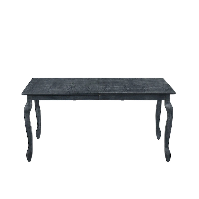 French Country Expandable Dining Table with Butterfly Leaf & Cabriole Legs