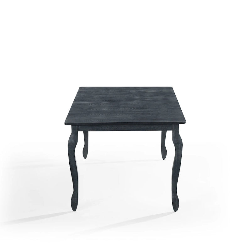 French Country Expandable Dining Table with Butterfly Leaf & Cabriole Legs