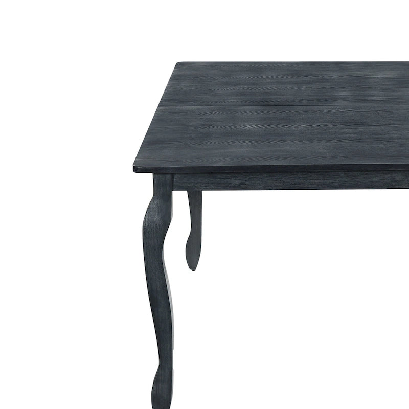 French Country Expandable Dining Table with Butterfly Leaf & Cabriole Legs