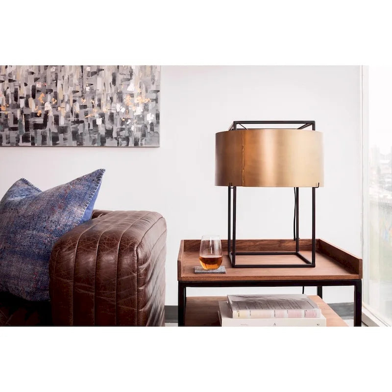Modern Channel-Stitched Top-Grain Leather Sofa - 3 Seater