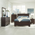 Oatfield Dark Cocoa 2-piece Panel Bedroom Set with Chest