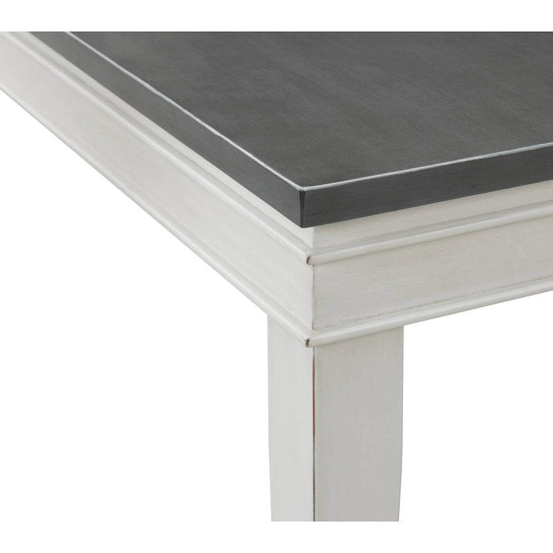 Coastal Counter Height Extendable Dining Table with Leaf