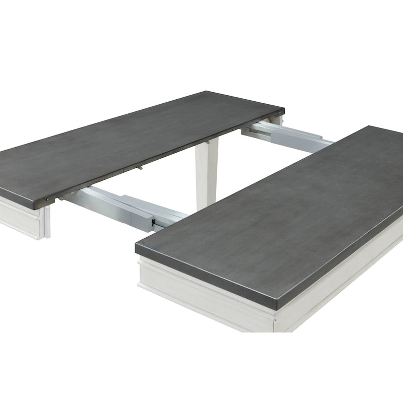 Coastal Counter Height Extendable Dining Table with Leaf