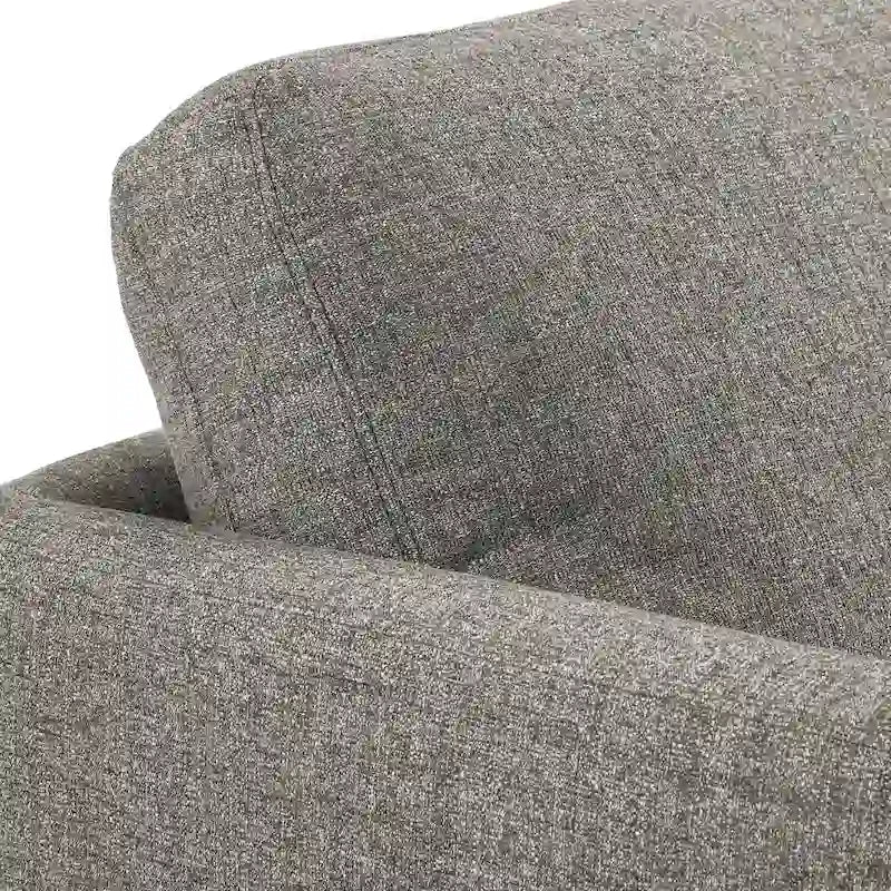 Mid-Century Tapered Leg Armchair with Roll Pillows