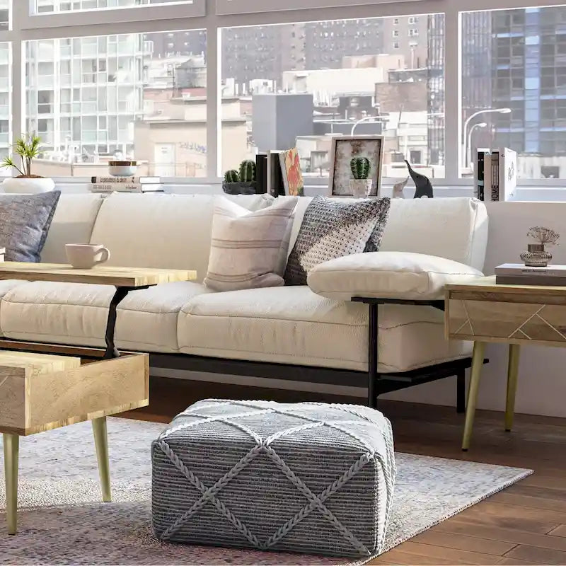 Woodley Square Pouf