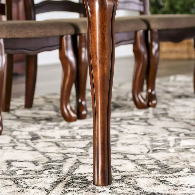 Traditional Dark Walnut Dining Table (60" / 78")
