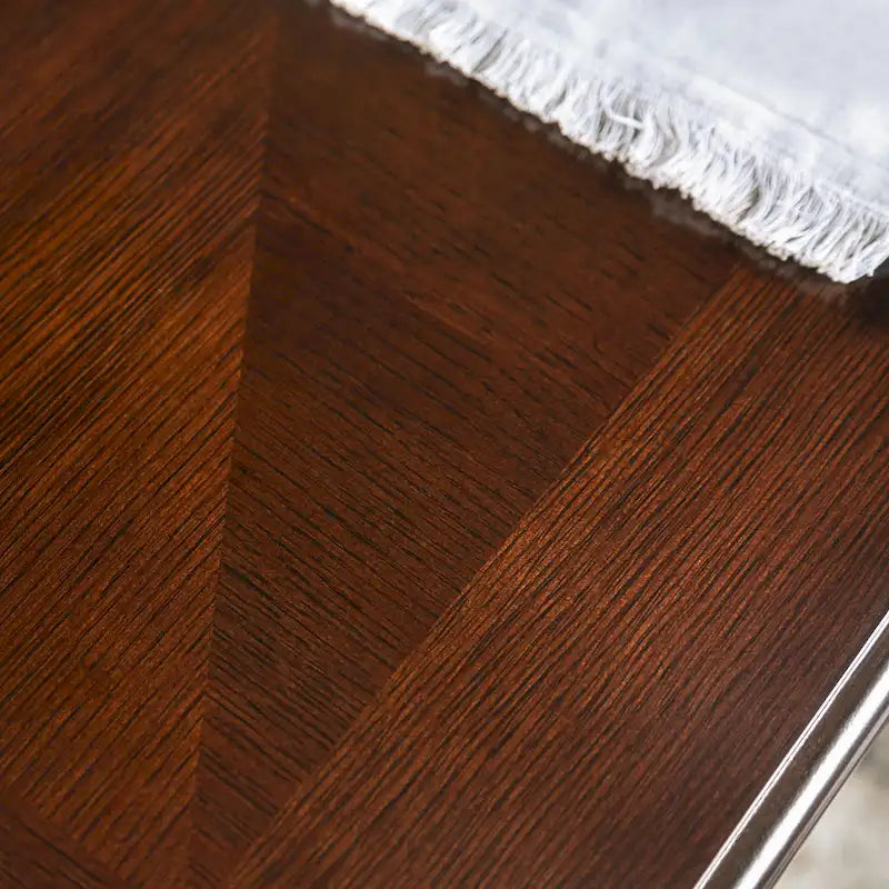 Traditional Dark Walnut Dining Table (60" / 78")