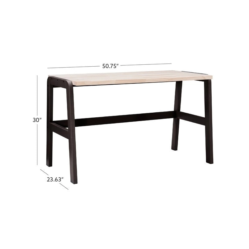 Mulligan Natural Wood Top Desk