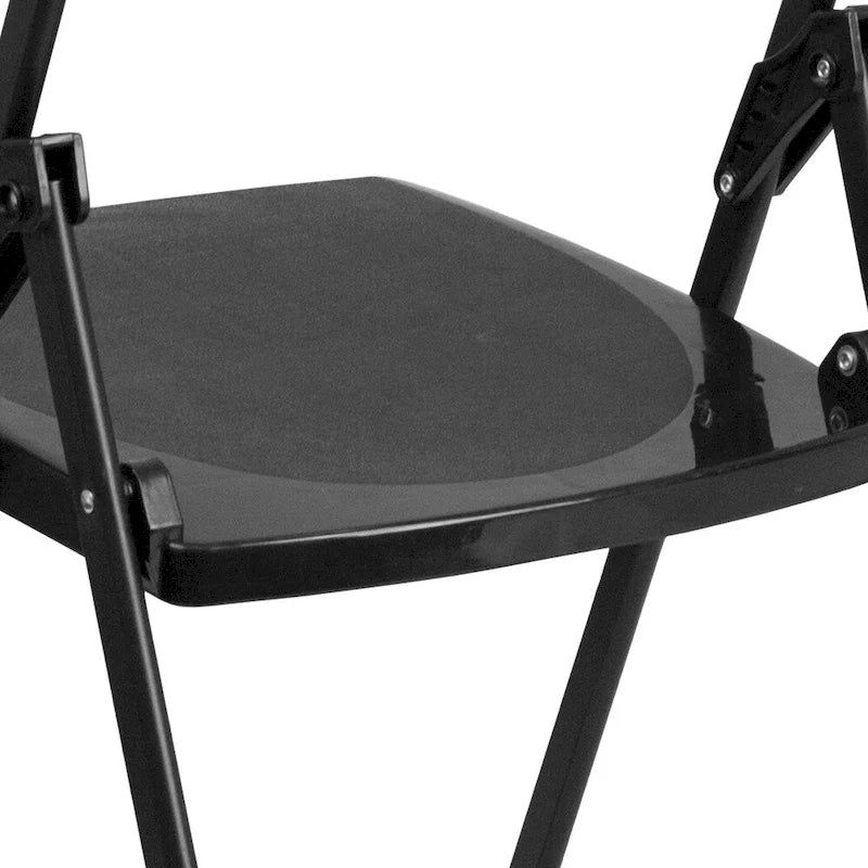 2 Pack 500 lb. Capacity Heavy Duty Plastic Folding Chair