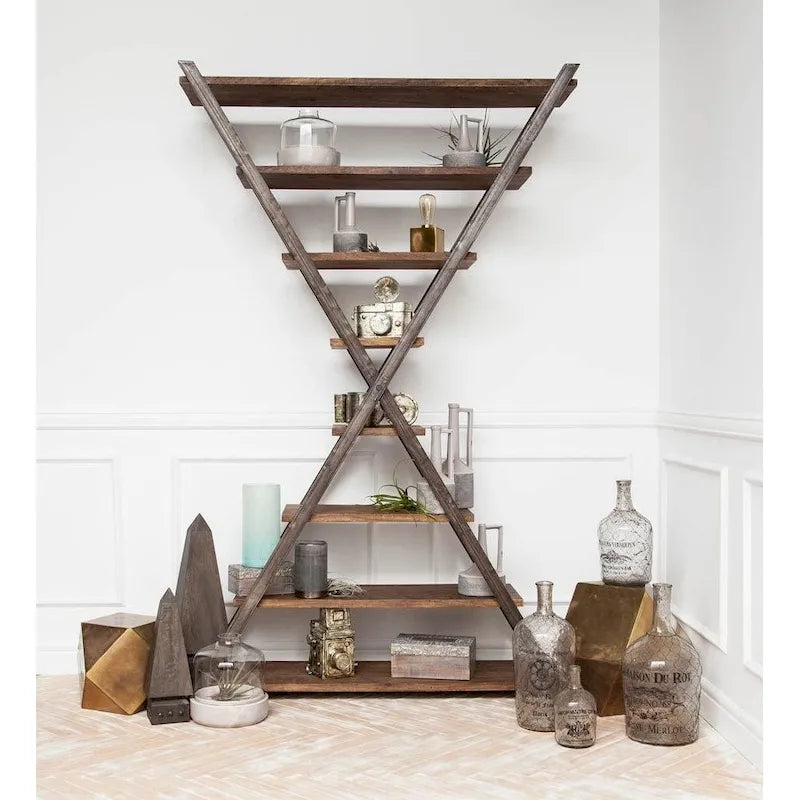 Hexagonal Brass Plated End/Side Table