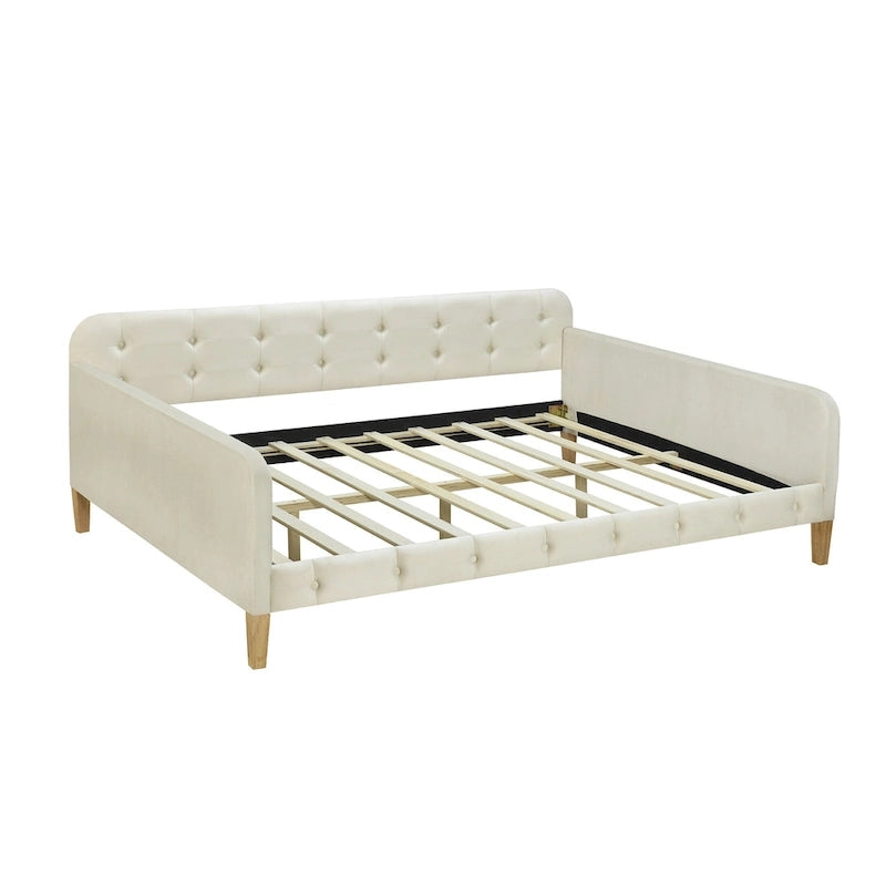 Full Size Upholstered Dayed with 4 Support Legs