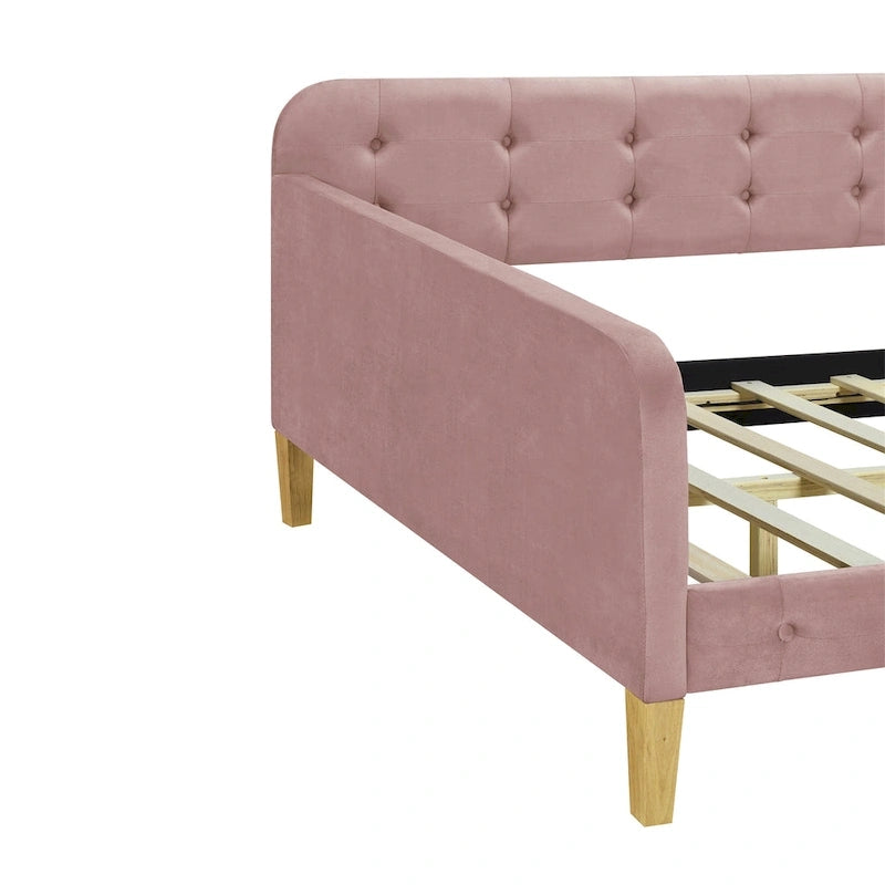 Full Size Upholstered Dayed with 4 Support Legs