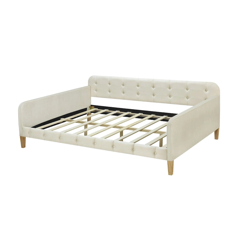Full Size Upholstered Dayed with 4 Support Legs