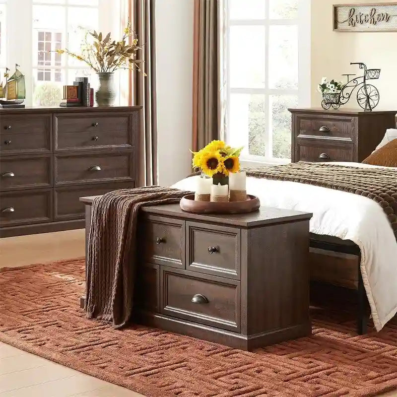 Storage Closet Bench - 15.86D x 45W x 21.14H